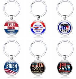 Bernie Sanders 2020 Keychain Biden For President Pendant Keyring Fans for President USA Creative Keyring party favor LJJK2213