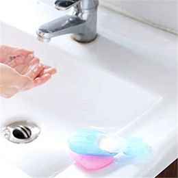 4 PCS Portable Disposable Travel Hiking Washing Hand Bath Toiletry Paper Soap Sheets for Travel Outdoor Washing Hand Toiletry Bath Use with