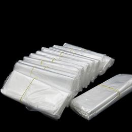 500pcs/lot Heat Shrinkable POF Poly Bag Retail Clear Plastic Protective Film Bag for Phone Box Gift Bottle