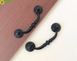 Unique Drawer Pull Dresser Handles Black Bail Pull Door Pulls Handles / Cabinet Handles Kitchen Hardware