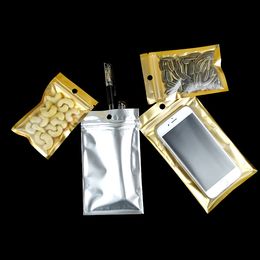 gold Jewellery pouch bags/gold Aluminium foil ziplock bags for Jewellery package