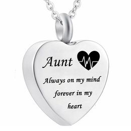 Electrocardiogram Heart Beat Pendant Cremation Jewelry Always on my Mind Memorial Urn Necklace Ashes Keepsake