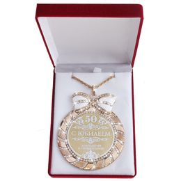 Wholesale- trinket pendant necklace Fashion Jewelry kolye zinc alloy 50 years wedding anniversary gifts accessories trendy choker