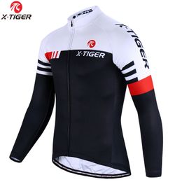 X-TIGER Top Quality Cycling Jersey Long Sleeve MTB Bicycle Cycling Clothing Mountain Bike Sportswear Cycling Clothes