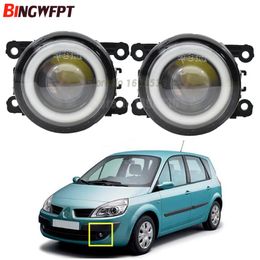 2pcs/pair (Left+Right) Angel Eye car-styling Fog Lamps LED Lights For Renault Sandero Stepway Logan 2009-2015 For Renault Scenic II 03-09