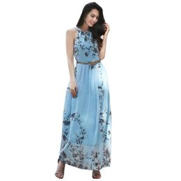 205 Women's Jumpsuits,casual Dresses, Rompers Skirt Floral Dress with Sleeveless Dresses Nuevo Estilo Vestido Para Chicas Mujeres Wt19