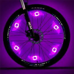 Bike Spoke Light 6 Pack Led Bike Wheel Light with Batteries Included Plus 6 Extra CR2032 Batteries Cycling Bicycle Decoration