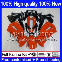 Bodys For KAWASAKI 650R ER6 F 650 R ER-6F 2006 2007 2008 gloss orange 204MY.11 ER 6 F 650R-ER6F ER6F 06 08 ER 6F 06 07 08 Full Fairing