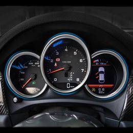 Car styling dashboard decorative light strip cover frame trim sticker for Porsche Macan Cayman Boxster Panamera Cayenne Auto Acces2063