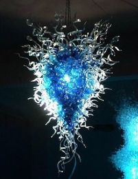 Lamps 100% Mouth Blown Borosilicate Murano Art Chandeliers Pendant Lights Blue Glass Lamp Kids Chandelier Lighting