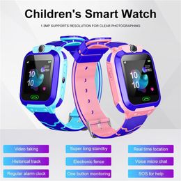 -Q12B Детские GPS Smart Watch для iOS Android вставить карту 2G водонепроницаемая камера для удаленного позиционирования Вызов Анти-потерянный умный браслет для детей