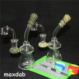 hookahs beaker design silicone smoking water pipes silicon dab rigs bongs unbreakable hookah Philtre glass bong dar rig