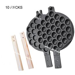 Free Shipping 10 Packs Nonstick Hongkong Eggettes Egg Waffle Plate Bubble Waffle Iron Mould Mold Pan