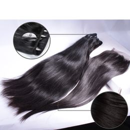 BeautyStarQuality Full Cuticle Aligned Raw Original Hair Indian Malaysian Single Donor Young Girl Human Hair Weave