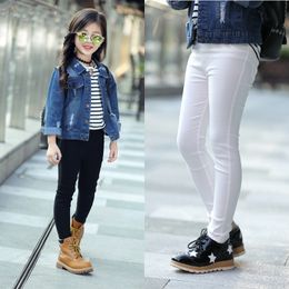 Slim Toddler Girls Leggings Kids Candy Colour Pencil Jeggings Children Skinny Trousers Girl Pants Clothes 3-12Years