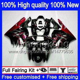 Body For KAWASAKI ZX900 900 CC 9 R 94 97 1994 1995 1996 1997 221MY.56 ZX 900 ZX 9R 900CC ZX-9R ZX9R 94 95 96 97 Black Glossy Fairings