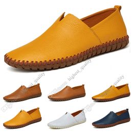 New hot Fashion 38-50 Eur new men's leather men's shoes Candy Colours overshoes British casual shoes free shipping Espadrilles Five