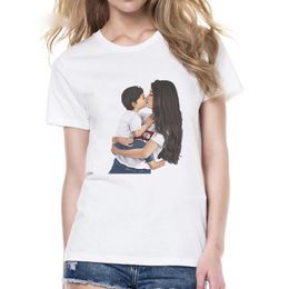 Camisetas De Amor De Mamá Para Mujer Baby Boy Mommy Son Angel Top Summer T Shirt Mujer Novedades 2019 Vogue T Shirt Día De La Madre - cute gun tumblr t shirt roblox