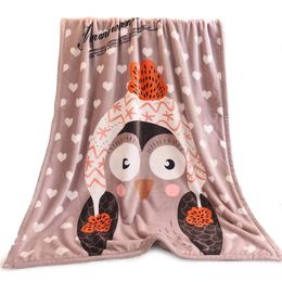 Custom Blankets Colour Digital Full Printing Flannel Coral Fleece Child Adult Blanket Air Conditioning Quilt Custom Logo Promotional Gifts