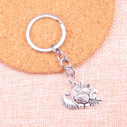 New Keychain 28*20mm cornucopia thanksgiving Pendants DIY Men Car Key Chain Ring Holder Keyring Souvenir Jewelry Gift
