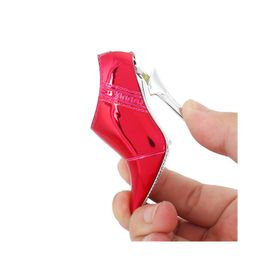 Creative Fashion High Heels Lighter Open Fire New Exotic Shoes Gas Inflatable Mini Lighter Large Quantity