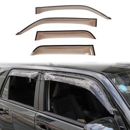 Car Resin Rain Baffle Wind Visor Decoration Cover Fit for Toyota 4Runner / Super 2014+ Car Exterior Accessories