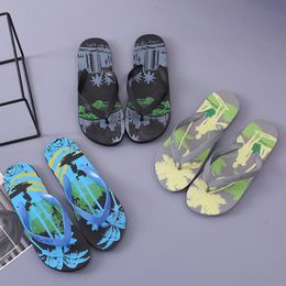 Men Summer Slippers PVC Flip Flops EVA Men's Casual Fashion Shoes Beach Sandals Size 40 ~ 45 Men Shoes