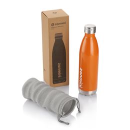 Zanmini Double Wall Insulated 500ML/750ML Outdoor Sports Stainless Steel Drink Water Cup Beer Cola Thermos termos Collapsible Y200107