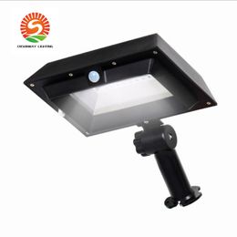 White black Spot Light solar light 6W P67 (5Pack) Outdoor Waterproof IP65 PIR sensor led lights outdoor floodlight Garden outdoor Street lig