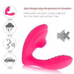 sex massager Dibe 10 Frequency Clitoral Sucking Vibrator Nipples Suction Stimulator G Spot Waterproof Sex Toy For Female Sex Shop Y190711