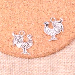 68pcs Charms cock rooster 22*18mm Antique Making pendant fit,Vintage Tibetan Silver,DIY Handmade Jewellery