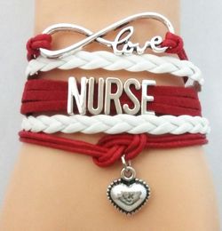 Moda infinito amor enfermeira pulseira personalizar pulseira de amizade de pulseira braceletes B09551