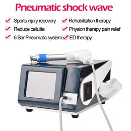 Joint pain relief professional Gainswave shockwave machine 6 bar pneumatic shock wave therapy with 3 different size of tip