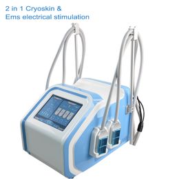 Factory price 4 handles 2 in 1 cryo with EMS touch screen slimming fat freeze weight loss machine