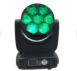 6 pieces LED Spin Eye led beam light moving head 7 x 40w 4 in 1 rgbw Wash Moving Head With Zoom mini eye moving head