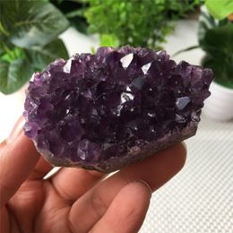 108g Natural amethyst cluster quartz crystal geode specimen healing