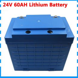 1000W 24V 60AH lithium battery 60Ah battery 7s BMS for ebike scooter battery with 50A BMS 5A Charger