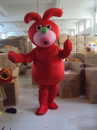 2019 High quality Little red monster Mascot Costume Adult Character Costume mascot As fashion free shipping
