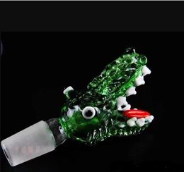 Blue crocodile glass utensils accessories , Wholesale Glass bongs Oil Burner Glass Pipes Waters Pipe Oil Rigs Smoking Free Shipping