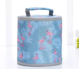 17cmx20cm Barrel Insaluted Lunch Box Bags Dinner Plate Sets Handbags Travel Gadgets Closet Organiser Kitchen Accessories