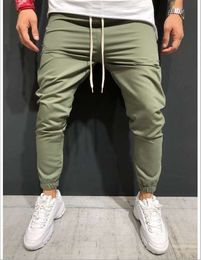 Nedensel Erkek Hip Hop Joggers Erkek Sportwear Erkek Slim Fit Spor Pantolon Artı Boyutu Drop Shipping