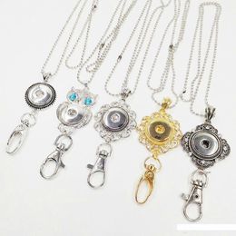Hot 1pcs rétractable métal bracelets pour Noosa Snaps charme Bouton