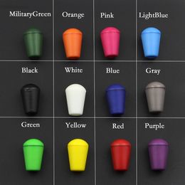 200pcs Colorful Cord Ends Bell Stopper With Lid Lock Plastic Toggle Clip For Paracord Clothes Bag Sports Wear Shoe #A029