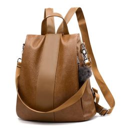 High Quality Backpack female 2020 new tide bag fashion wild anti-theft college wind backpack handbag