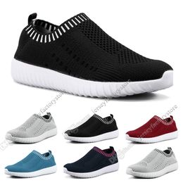 Best selling large size women's shoes flying women sneakers one foot breathable lightweight casual sports shoes running shoes Thirty-five