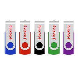 Colorful 5PCS/LOT 1GB 2G 4G 8GB 16G 32GB 64G Rotating USB Flash Drives Flash Pen Drive High Speed Memory Stick Storage for PC Laptop Macbook