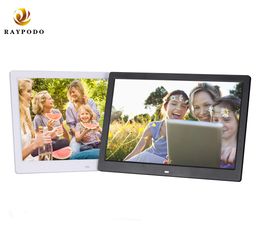 Raypodo HD wall mount digital photo frame 13 inch with SD card slot 1280*800 resolution support video and photo auto play