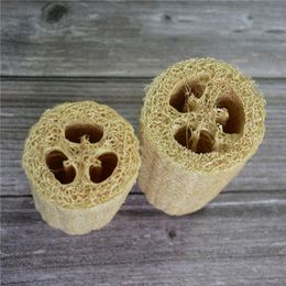 7.5cm Natural Loofah Luffa Bath Supplies Clean Exfoliate Rub Back Soft Loofah Towel Brush Pot Wash Dishes Tool