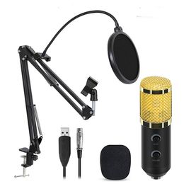 Bm 800 Upgraded Bm 900 Professional Studio USB Condenser Microphone for Computer Laptop Adjustable Volume Reverb Mikrofon