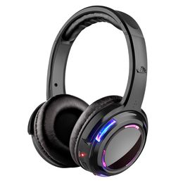 Silent Disco Complete System Black Led Wireless Headphones Bundle with 100 Headsets and 1 Transmitter